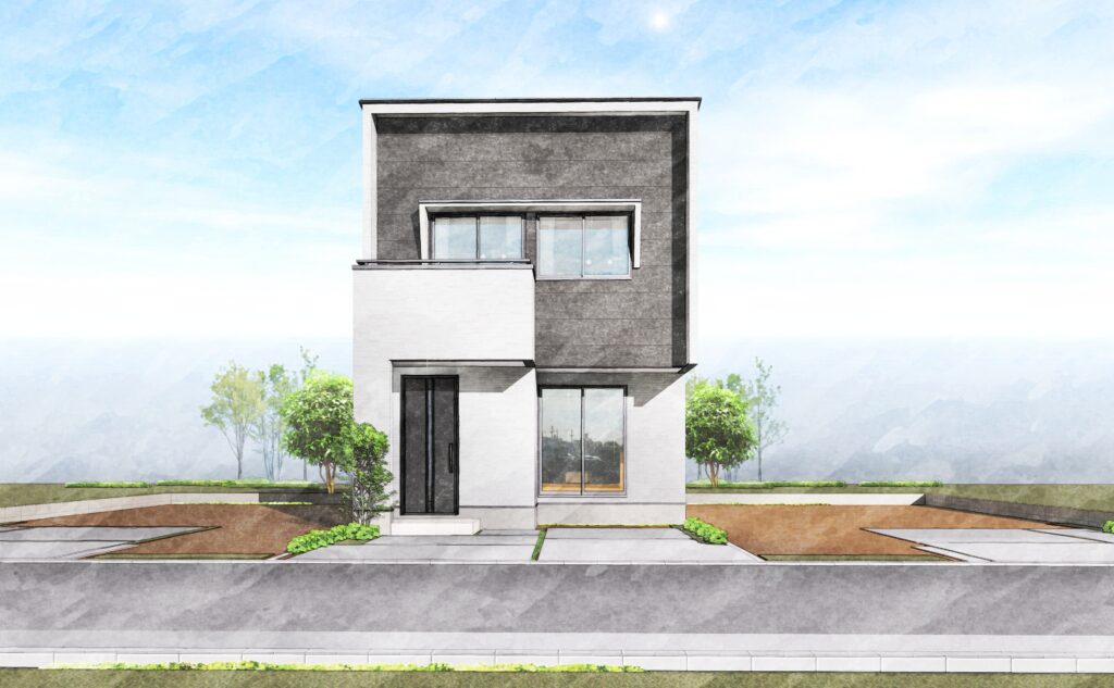 マチナカデザインハウス今7丁目外観パース