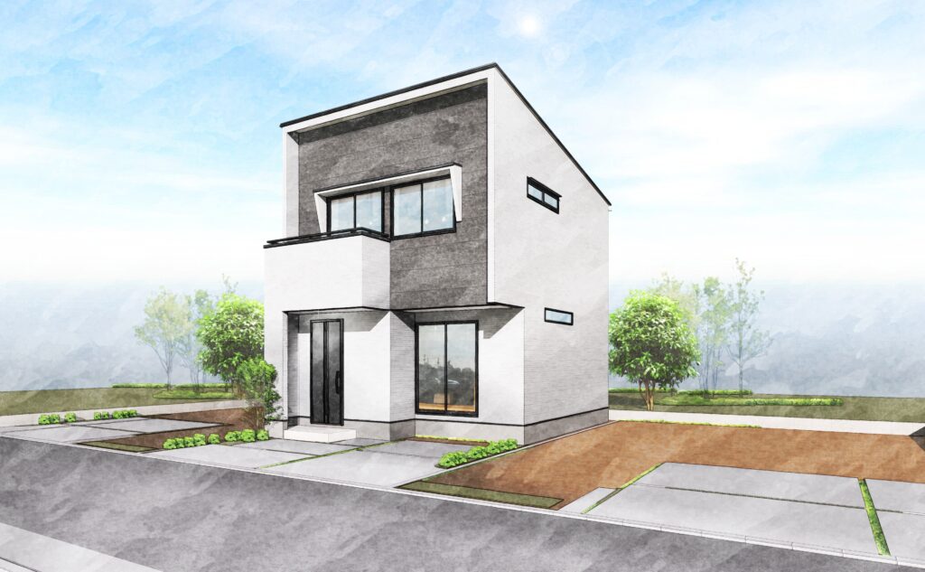 マチナカデザインハウス今7丁目外観パース