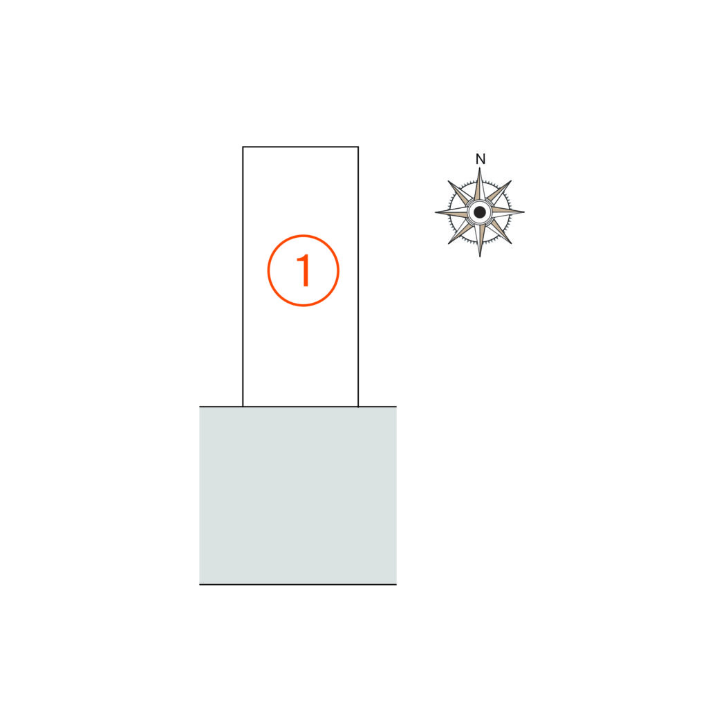 岡山市北区表町3丁目　区画図　3980万円