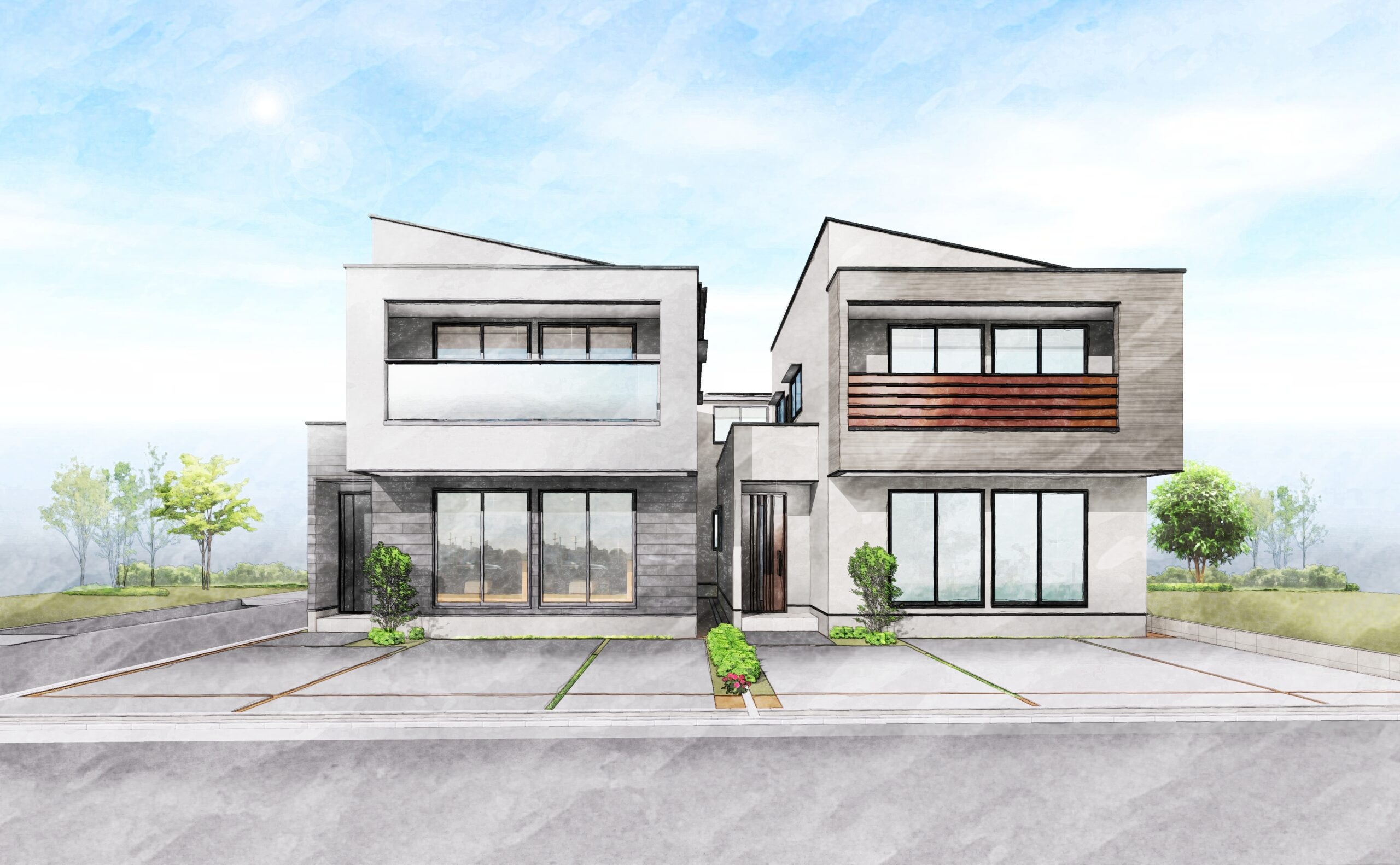 岡山市北区伊島町1丁目　新築建売住宅　3棟　ナカタホーム岡山